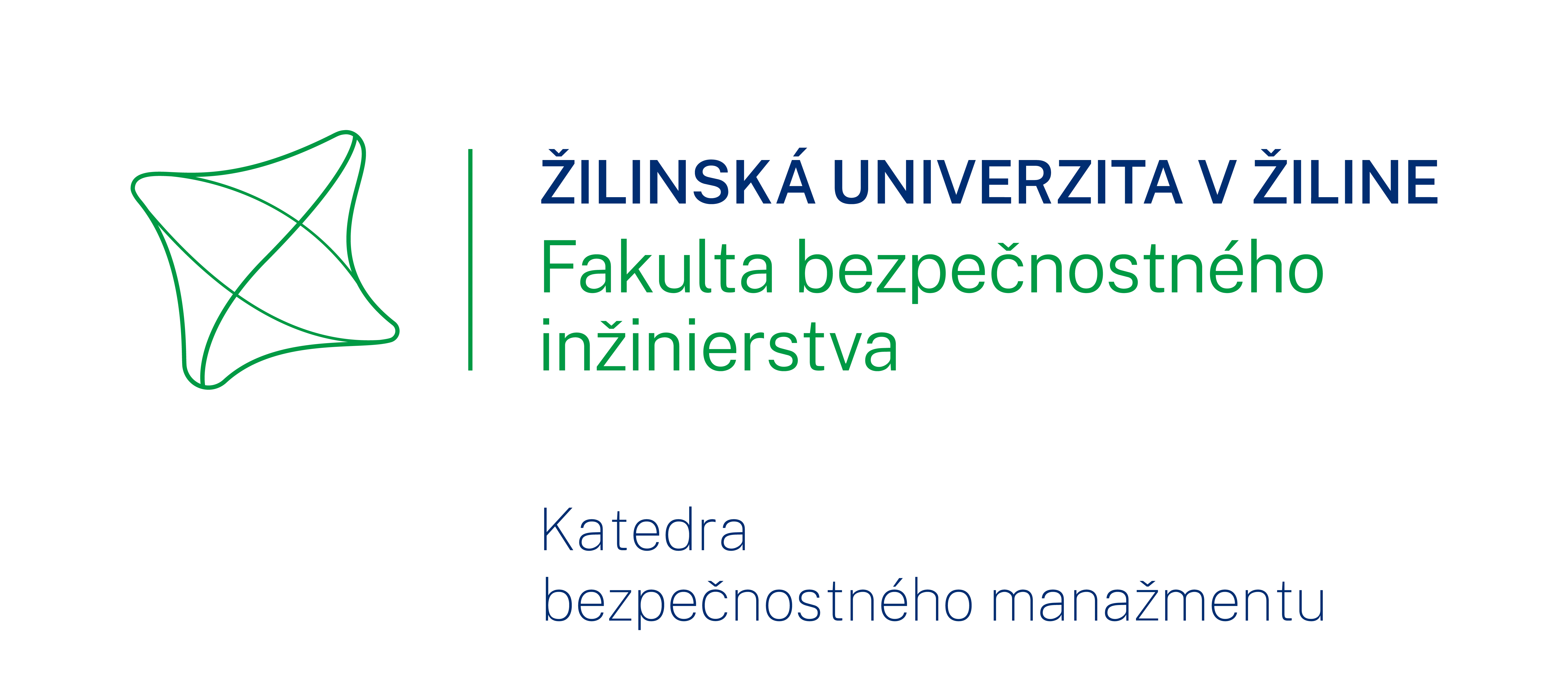 Logo Katedry bezpečnostného manažmentu Fakulty bezpečnostného inžinierstva Žilinskej univerzity v Žiline